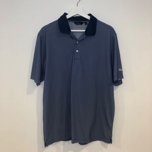 WALTER HAGEN ESSENTIAL Men Blue Golf Polo LIKE NEW